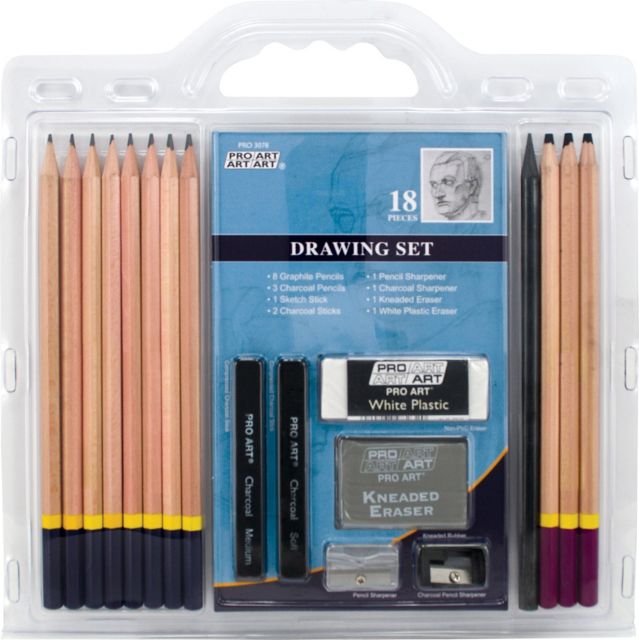 Pro Art Sketch and Draw Pencil 18 Piece Set