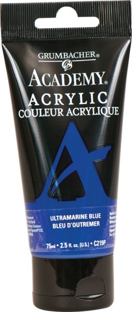 ACADEMY ACRYLIC 75ML ULTRAMARINE BLUE