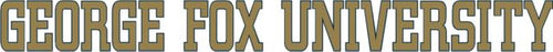 George Fox University Strip Decal