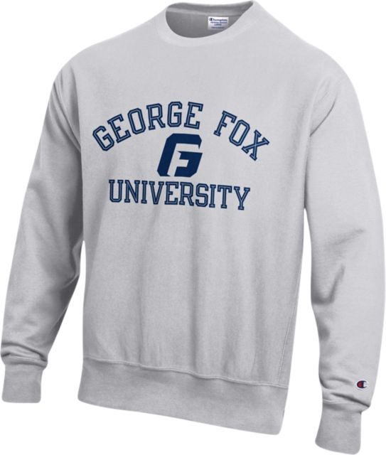 George Fox University Reverse Weave Crewneck Sweatshirt
