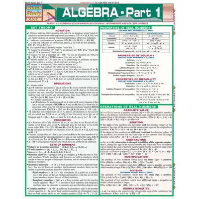 ALGEBRA 1 - New (SKU: 15767225)