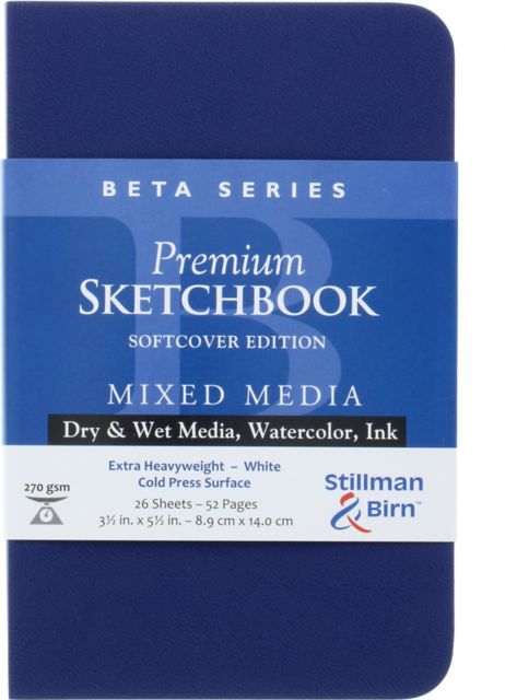 BETA SOFTCOVER SKETCHBOOK  PORTRAIT 3.5X5.5