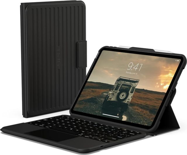 UAG Integrated Bluetooth Keyboard With Trackpad iPad 10.9'' (10th Gen, 2022) Case - Black/Ash