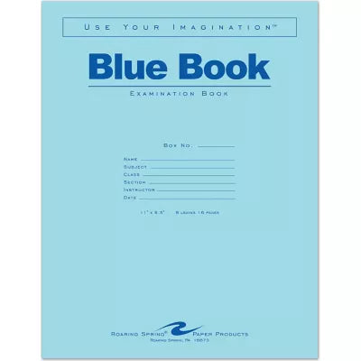 BLUE BK 11x8.5" 8SH/16PG - New (SKU: 39437)