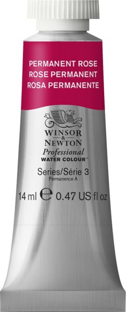 Professional Watercolor 14mL Permanent Rose
