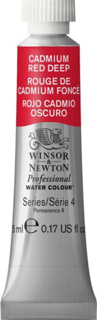 Professional Watercolor 5mL Cadmium Red Deep