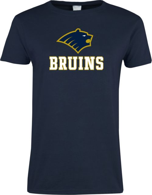 George Fox Ladies T Shirt Mascot Bruins Stacked - ONLINE ONLY