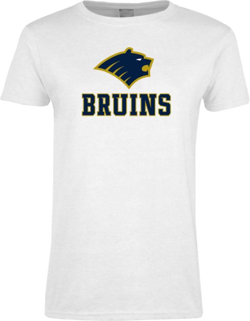George Fox Ladies T Shirt Mascot Bruins Stacked - ONLINE ONLY