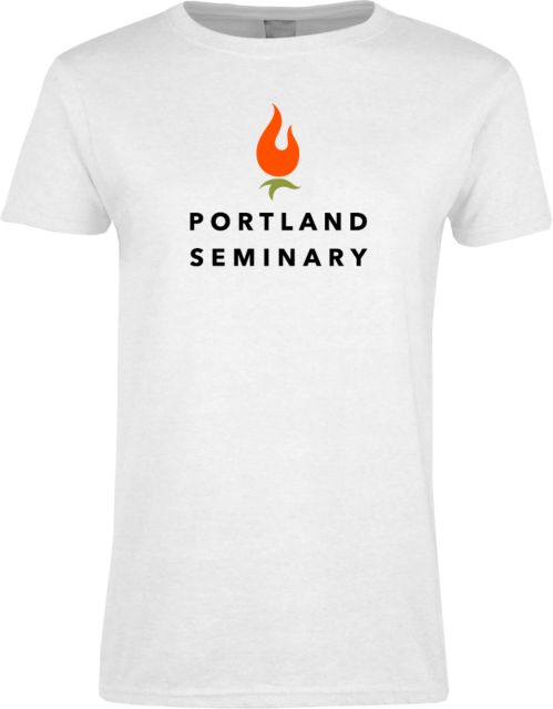 George Fox Ladies T Shirt Portland Seminary Stacked - ONLINE ONLY