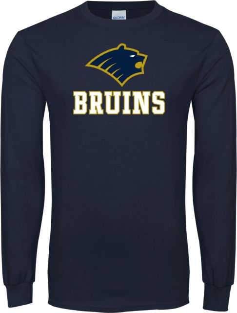 George Fox Long Sleeve T Shirt Mascot Bruins Stacked - ONLINE ONLY