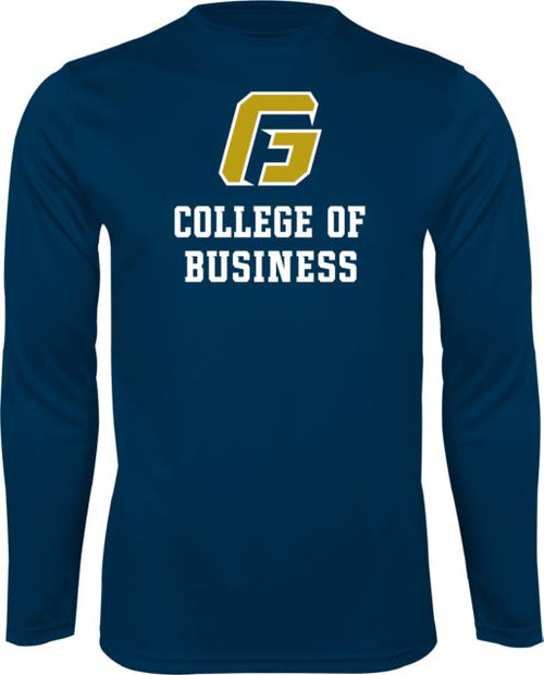 George Fox Performance Longsleeve Shirt College of Business - ONLINE ONLY