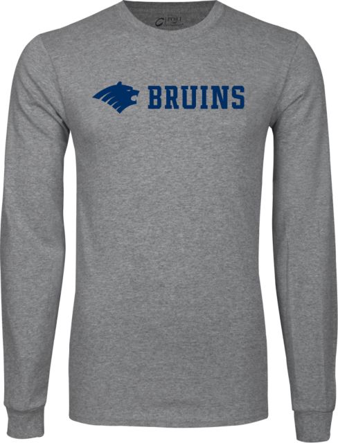 George Fox Long Sleeve T Shirt Bear Head Bruins Flat - ONLINE ONLY