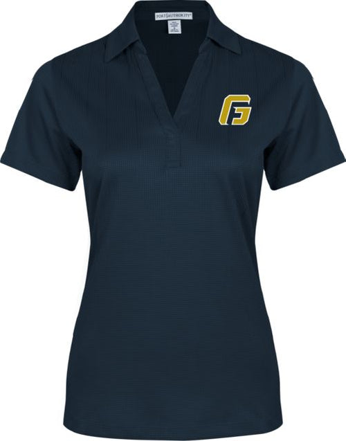 George Fox Ladies Performance Fine Jacquard Polo G - ONLINE ONLY