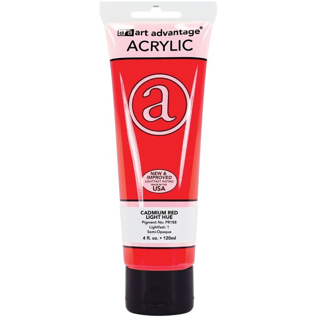 CADMIUM LIGHT RED 4OUNCE ACRYL