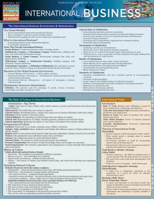 INTERNATIONAL BUSINESS