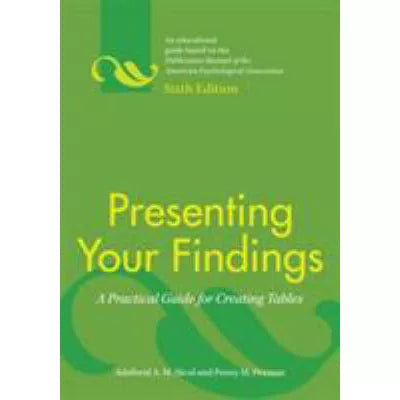 Presenting Your Findings