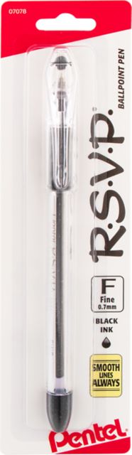 PEN FINE BLK RSVP STICK